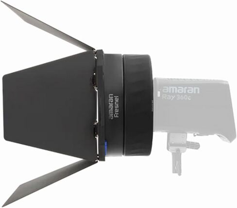 Amaran Fresnel Light Modifier مع شعاع قابل للتعديل 4 أبواب الحظيرة لـ Amaran Ray 360c و660c Halo 600x 300x وBig Bowens Mount LED Light in Saudi Arabia