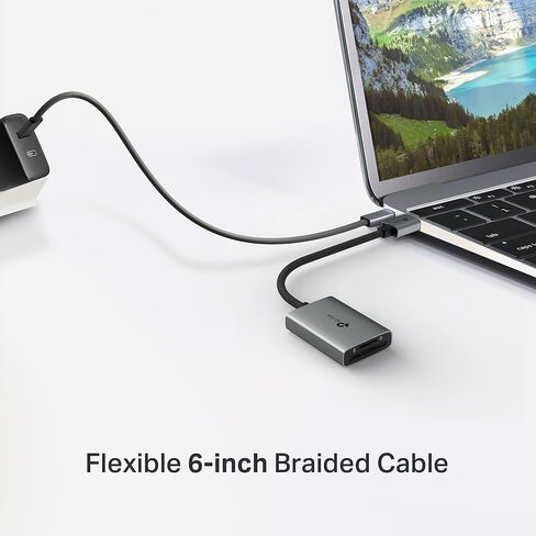 قارئ بطاقات SD من TP-Link، قارئ بطاقات USB 3.0 إلى SD وmicroSD عالي السرعة، قارئ بطاقات ذاكرة من الألومنيوم بفتحة مزدوجة لأجهزة الكمبيوتر المحمول والمزيد، يدعم بطاقات SD/SDHC/SDXC/microSD/microSDHC/microSDXC/TF سعة 2 تيرابايت (UA430) in Saudi Arabia