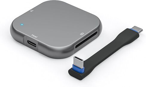قارئ بطاقات USB C SD 4.0 مغناطيسي، قارئ بطاقات Micro SD محمول ومحول قارئ بطاقات ذاكرة من الألومنيوم لهاتف iPhone 17/16/15 MacBook، متوافق مع 312 ميجابايت/ثانية SD/TF/Micro SD in Kuwait
