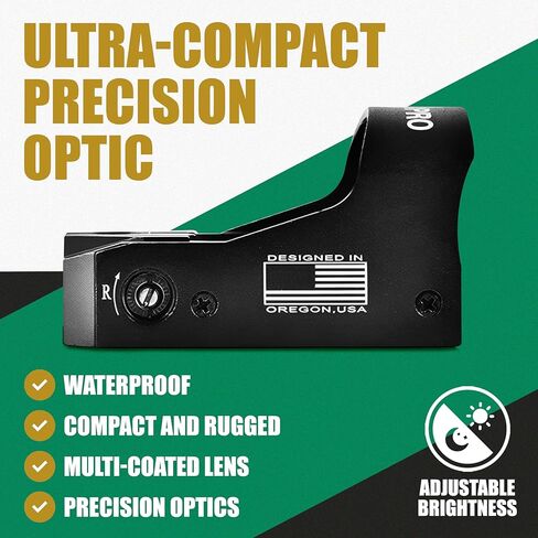 ADE RD3-012-PRO سلسلة مشهد النقطة الحمراء المنشط بالحركة مع نظام شبكي متعدد للبصريات الجاهزة لشريحة / قطع المسدس المتوافق مع بصمة الطبيب - بصريات عاكسة مدمجة لمجموعة متنوعة من المسدسات in Saudi Arabia