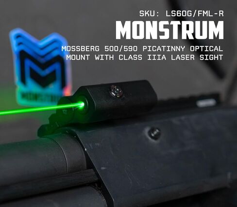 Monstrum Laser Sight System with Picatinny Mount for Mossberg 500/590/835/930/Shockwave Series Shotguns | Green Laser Sight in Saudi Arabia