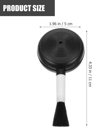 OSALADI 2pcs Air Blower and Dust Cleaning Brush Set for Camera Lens and Sensor, Small Squeeze Bulb Pump with Soft Bristles, Portable DSLR Electronics in Saudi Arabia