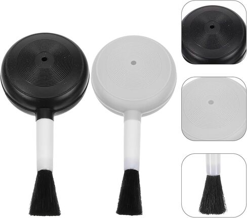 OSALADI 2pcs Air Blower and Dust Cleaning Brush Set for Camera Lens and Sensor, Small Squeeze Bulb Pump with Soft Bristles, Portable DSLR Electronics in Saudi Arabia