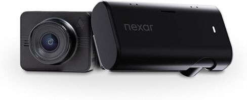 حزمة كاميرا Nexar Beam2 Mini الأمامية والخلفية - وضع وقوف السيارات لمدة 24 ساعة بزاوية واسعة FHD وعدسة لاسلكية للسيارات تتضمن مجموعة أسلاك صلبة بقيمة 25 دولارًا أمريكيًا للطاقة المستمرة in Kuwait