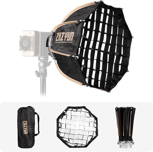 ZHIYUN 40D Bowens Mount Octagonal Softbox لسلسلة ZHIYUN X200 Molus G-Series B-Series إطلاق سريع مع شبكة قرص العسل لتسجيل الفيديو واستوديو التصوير الفوتوغرافي والتقاط الصور الشخصية in Saudi Arabia