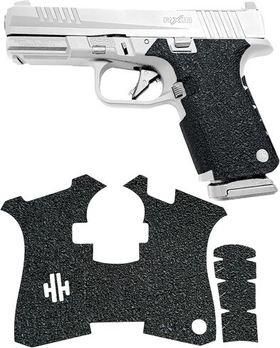 Handleitgrips Gun Grip Tape Compatible with Ruger RXM, Black Textured Rubber Pistol Grip Tape Inserts, Accessories, Veteran Owned, Made in USA in Saudi Arabia