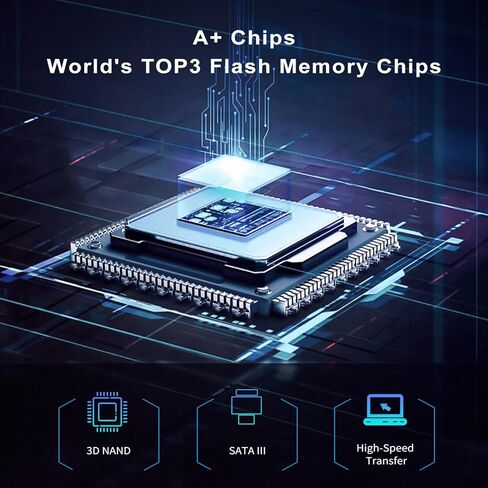 محرك أقراص الحالة الصلبة الداخلي SATA III SSD سعة 64 جيجابايت 2.5 بوصة محرك أقراص NAND ثلاثي الأبعاد متقدم يصل إلى 280 ميجابايت/ثانية للكمبيوتر المحمول in Saudi Arabia