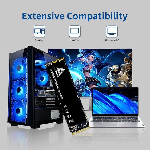 JS800, SSD 256GB, M.2 NVMe Gen3x4 SSD 2280 - Up to 2400MB/s, Internal Solid State Drive, Storage Upgrade for Laptop and Desktop in Saudi Arabia