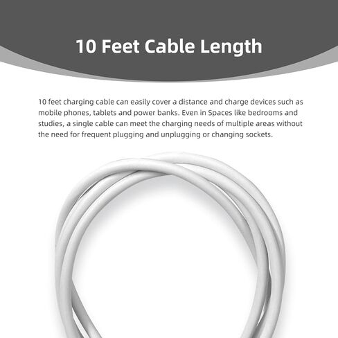 2 حزمة 10FT USB A إلى نوع C محول طاقة الكاميرا لـ Blink Mini 2، Mini 2K+، Blink Outdoor 4 الجيل الرابع، Blink Outdoor 4 XR Security Camera Charger Charging Cord Power Cable in Kuwait