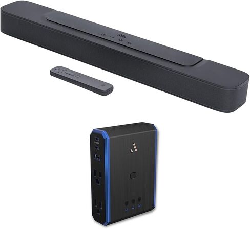 JBL BAR-1300X 11.1.4ch Soundbar and Subwoofer with Surround Speakers with a 7S-PS4-US1 4-Outlet Power with Omniport USB (2022) in Saudi Arabia