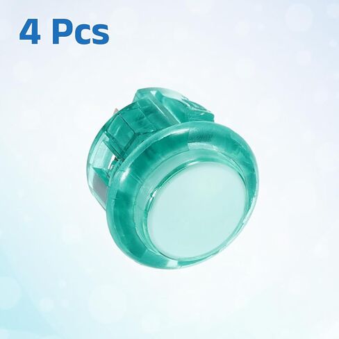 Nexarelle 4 Pcs Arcade LED Lights Push Button (24mm) - 5A 12/24V LED Illuminated Game Push Button for Arcade Machine/Fighting Stick/Video Gaming Controller, Red in Saudi Arabia