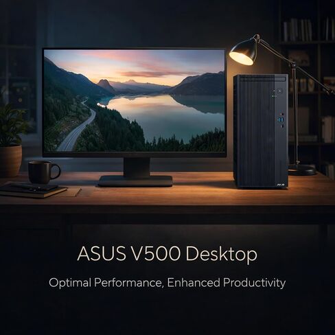 كمبيوتر سطح المكتب ASUS V500 Business Tower • معالج Intel Core i7-13620H ذو 10 مراكز • ذاكرة DDR5 سعة 32 جيجابايت • محرك أقراص SSD سعة 1 تيرابايت • Office 365 للويب • HDMI + DisplayPort، Wi-Fi 6 • لوحة مفاتيح وماوس سلكية • Windows 11 in Saudi Arabia