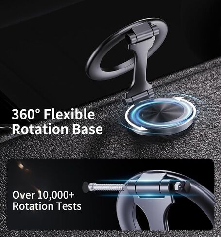 for MagSafe Car Mount for iPhone 17 PRO MAX,Extra Smal Ultra Magnetic Phone Holder for Car Dashboard,Car Phone Holder, Car Accessories for Women Men, Fit for iPhone17 Pro/Air/Max 16 15 14 (Black) in Saudi Arabia