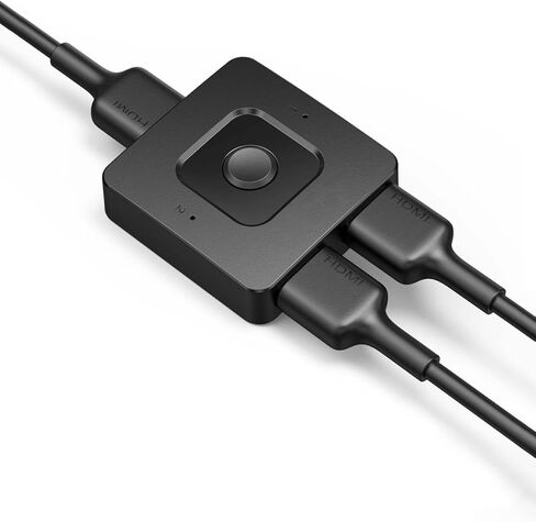 Bidirectional HDMI Switch 2 Port 4K 60Hz Switcher for Monitor Computer TV (Cables not Included) in Saudi Arabia