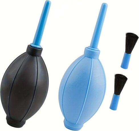 Computer Cleaning Kit with TPE Air Blower and Soft Brush 2-Sets for Camera Lenses, Keyboards, Electronics Home Office Travel, 2Sets in Saudi Arabia