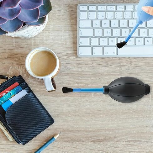 Computer Cleaning Kit with TPE Air Blower and Soft Brush 2-Sets for Camera Lenses, Keyboards, Electronics Home Office Travel, 2Sets in Saudi Arabia