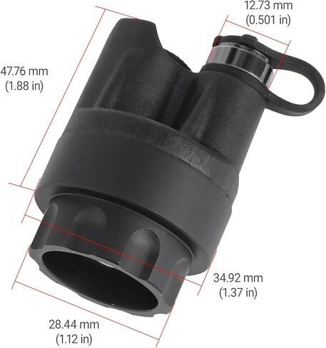 غطاء ذيل خلفي بديل لسلسلة M95/M96 Scout Light، غطاء ذيل مصباح يدوي تكتيكي لمفتاح التحكم عن بعد SF، غطاء ذيل ضوء الصيد لإضاءة التدفق (أسود) in Kuwait