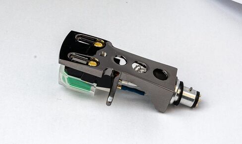 Titanium Headshell with AT VM95e Elliptical Stylus, Cartridge, Silver Litz Connections and V2 Pro Lube for Audio Technica AT-LP120XBT, AT-LP5, AT-PL120 in Saudi Arabia