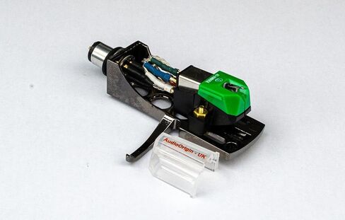 Titanium Headshell with AT VM95e Elliptical Stylus, Cartridge, Silver Litz Connections and V2 Pro Lube for Audio Technica AT-LP120XBT, AT-LP5, AT-PL120 in Saudi Arabia