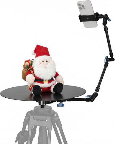360 Degree Rotation Smartphone Spinner,DIY Photography Turntable Photo Booth for YouTube Unboxing Vlog Video/B-Roll Food/Jewelry Slow Motion Bullet-time in Saudi Arabia