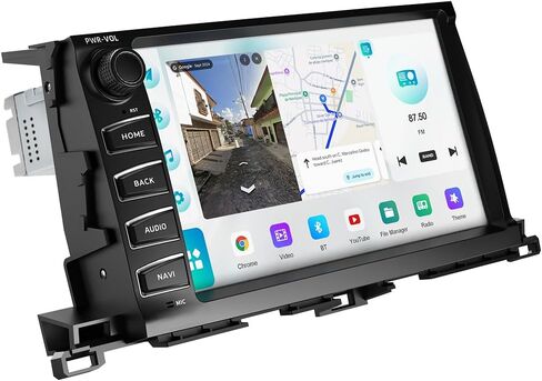 وحدة رأس Roadanvi Android 14 6GB+128GB لسيارة Toyota Highlander 2015-2019، 10.2 بوصة ستيريو سيارة لاسلكي Apple CarPlay & Android Auto 4G LTE WiFi مقابض وأزرار مادية 1280 * 720P شاشة QLED X14 Series in Kuwait