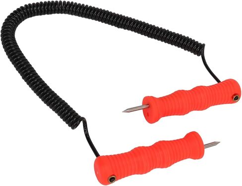Drfeify Ice Picks Kit, 2 Pack Stainless Steel Hanging Safety Awls with Ergonomic ABS Handles for Ice Fishing, Skating and Skiing Emergency in Saudi Arabia