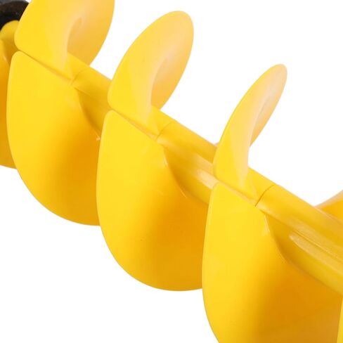 Asixxsix Ice Fishing Auger, 8in Diameter Replaceable Blades Floating Design Electric Ice Auger, Drill Attachment with 18in Extension for Deep Water Bodies and Thick Layers in Saudi Arabia
