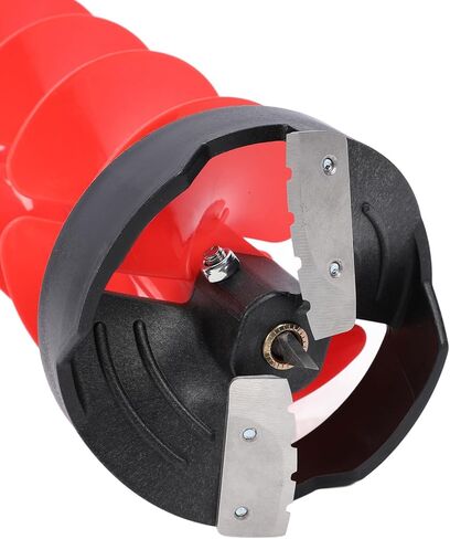 Zerodis Electric Ice Auger Aluminum Alloy Drill Bit for Ice Fishing Adventures 8 Inch Diameter 28 Inch Length Power Tool Attachments in Saudi Arabia