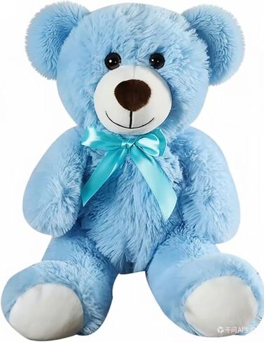 Teddy Bear Stuffed Animals, 13 Inches Teddy Bear Plush Toy Birthday Christmas Valentine’s Day Gift for Kids Girlfriend (Blue) in Kuwait