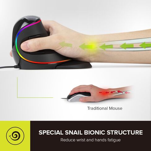 DELUX Full Size Ergonomic Split Keyboard and Vertical Mouse Combo, GM909 Wireless Split Keyboard and M618PLUS RGB Vertical Mouse for Large Hands (GM909-M618PLUS RGB) in Saudi Arabia