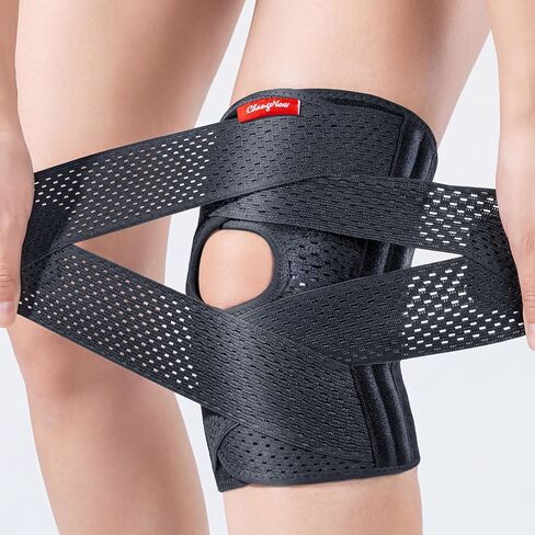 Meniscus Knee Brace for Women and Men, Knee Support with Side Stabilizers-M in Kuwait