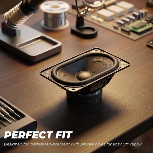يناسب مكبر الصوت البديل JBL Charge5، 93 × 53 مم، 3Ω 15 وات، مناسب للإصلاح المستطيل JBL Charge5 in Kuwait