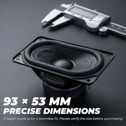 يناسب مكبر الصوت البديل JBL Charge5، 93 × 53 مم، 3Ω 15 وات، مناسب للإصلاح المستطيل JBL Charge5 in Kuwait