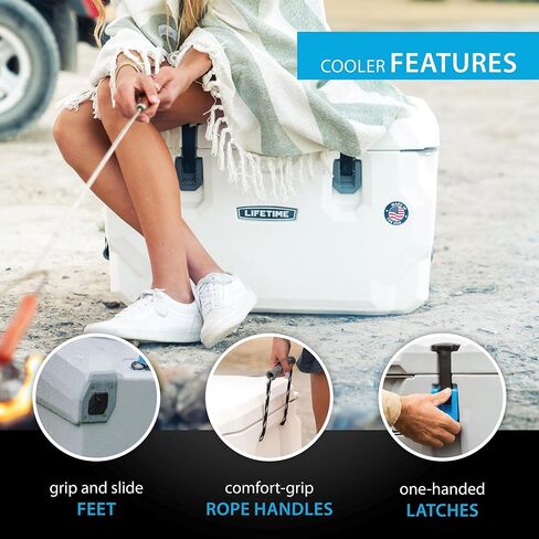 Lifetime 65 Quart Hard Cooler, High Performance Ice Chest in Saudi Arabia