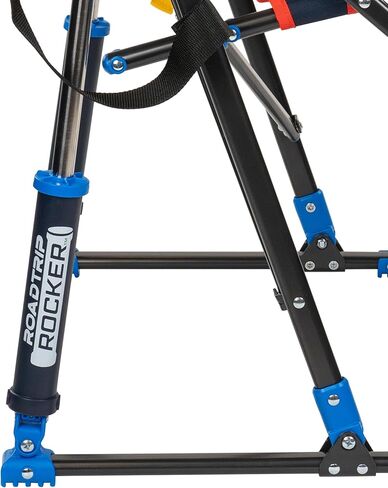 GCI Outdoor NASCAR Roadtrip Rocker Camping & Sideline Sports Chair | كرسي هزاز محمول قابل للطي مع مساند للذراعين وحامل مشروبات، أسود in Saudi Arabia
