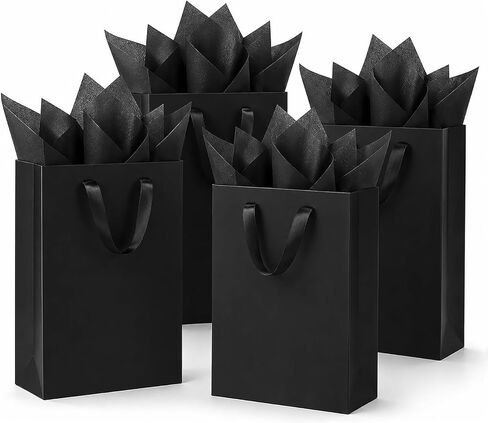 OfficeCastle 16.5" Extra Large Gift Bags with Tissue Paper, 16.5x6x12 Inch (42x15x30cm), 2 Pack Birthday Bags in Kuwait