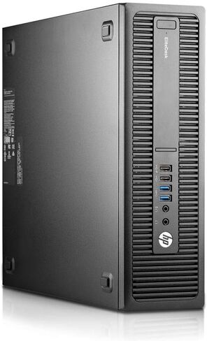 HP Elitedesk 800 G2 SFF PC Desktop, Intel i5-6500, 8GB DDR4 RAM, 500GB HDD, Keyboard & Mouse, WiFi USB, Windows 11 Pro (Renewed) in Saudi Arabia
