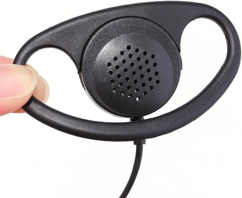 MaximalPower CLS1110 D Shape Earpiece Headset with Waterproof PTT Mic Compatible with Motorola 2 Way Radio RMM2050 XU2600 CLS1410 CP200 GP300 PR400 DTR410 DTR550 DTR600 DLR1060 CLS1410 (5 Pack) in Saudi Arabia