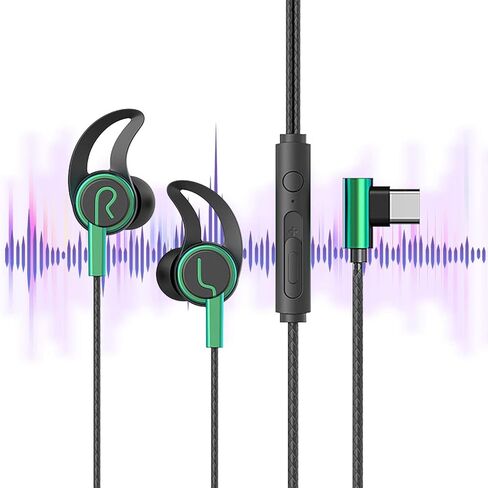 Honeyboy In-Ear Gaming Earbuds - Game Wired In-Ear Earphones | 3.5mm Noise Reduction Circuit in Ear Headphones for Gaming Device in Saudi Arabia