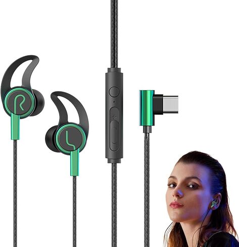 Honeyboy In-Ear Gaming Earbuds - Game Wired In-Ear Earphones | 3.5mm Noise Reduction Circuit in Ear Headphones for Gaming Device in Saudi Arabia