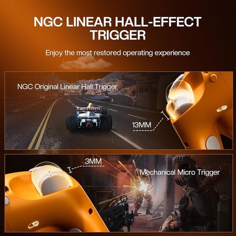 وحدة تحكم التبديل اللاسلكية NYXI Wizard 2، وحدة تحكم لاسلكية بعصا التحكم TMR Hall، NFC، مشغلات قابلة للتعديل، أزرار قابلة للبرمجة، جيروسكوبي 6 محاور، HD Rumble للتبديل/NGC/PC in Kuwait