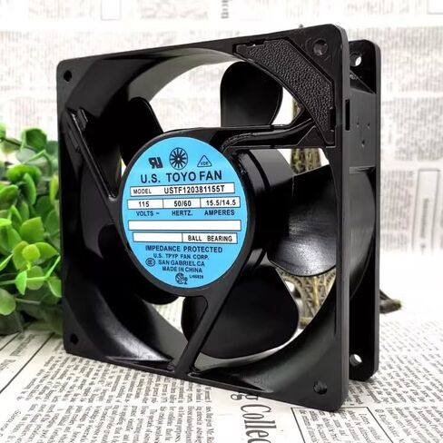 USTF120381155T Fan USTF120381155T 115V 15.5/14.5W 120×120×38mm AC Cooling Fan in Saudi Arabia