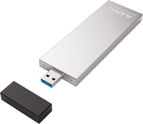 MAIWO M.2 SATA Enclosure for 2230 2242 2260 2280 B+M Key, Aluminum M2 Serial ATA SSD Reader USB 3.0 Type-A 5Gbps, Plug and Play, Cable-Free Connection in Saudi Arabia