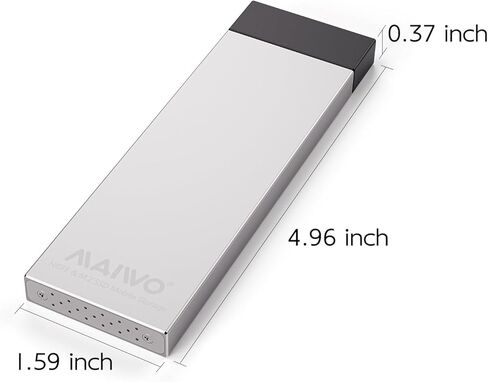MAIWO M.2 SATA Enclosure for 2230 2242 2260 2280 B+M Key, Aluminum M2 Serial ATA SSD Reader USB 3.0 Type-A 5Gbps, Plug and Play, Cable-Free Connection in Saudi Arabia