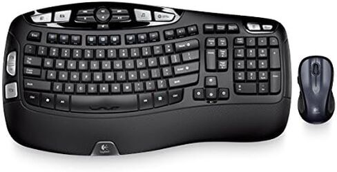 Logitech MK550 Wireless Wave Keyboard and Laser Mouse Combo w/ 128-BIT AES Encryption 2.4GHZ USB in Saudi Arabia