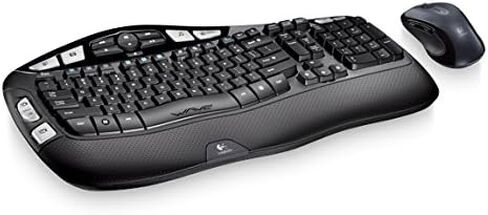 Logitech MK550 Wireless Wave Keyboard and Laser Mouse Combo w/ 128-BIT AES Encryption 2.4GHZ USB in Saudi Arabia