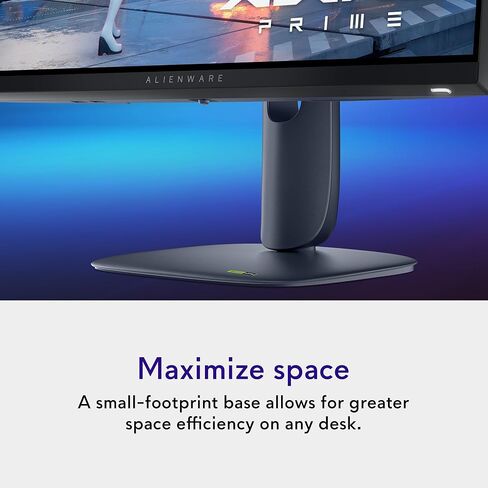 شاشة الألعاب Alienware 25 320 هرتز - AW2525HM - شاشة 24.5 بوصة عالية الدقة بالكامل (1920×1080) 320 هرتز 0.50 مللي ثانية، IPS سريع، AMD FreeSync Premium، متوافق مع G-SYNC، VESA AdaptiveSync، 16.7 مليون لون in Saudi Arabia