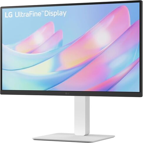 LG 27US550-W 27-inch Ultrafine 4K UHD (3840 x 2160) IPS Computer Monitor, 60Hz, HDR10, Reader Mode, HDMI, DisplayPort, Tilt/Height/Swivel/Pivot Adjustable Stand, White in Saudi Arabia