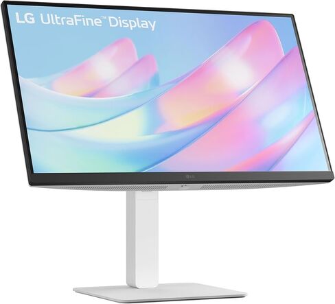 LG 27US550-W 27-inch Ultrafine 4K UHD (3840 x 2160) IPS Computer Monitor, 60Hz, HDR10, Reader Mode, HDMI, DisplayPort, Tilt/Height/Swivel/Pivot Adjustable Stand, White in Saudi Arabia