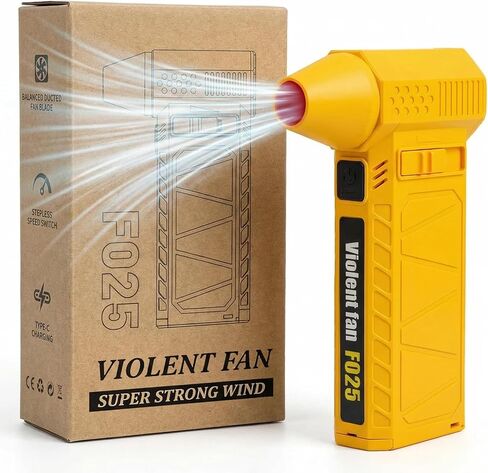 PATAZONE Mini Leaf Blower Compressed Air Duster Handheld,Rechargeable,High-Speed Electric Jet Fan,Wood Chips,Compress Air Dust,Sand,Car,House,Clean Sawdust Sand,80000RPM Brushless Motor (Black) in Saudi Arabia